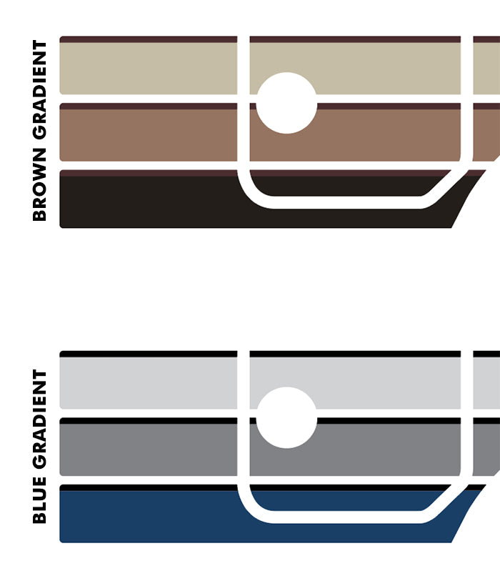 70 Series Land Cruiser Decal Body Stripe Kit (Brussels) - 71 Series/Bundera (1984–)