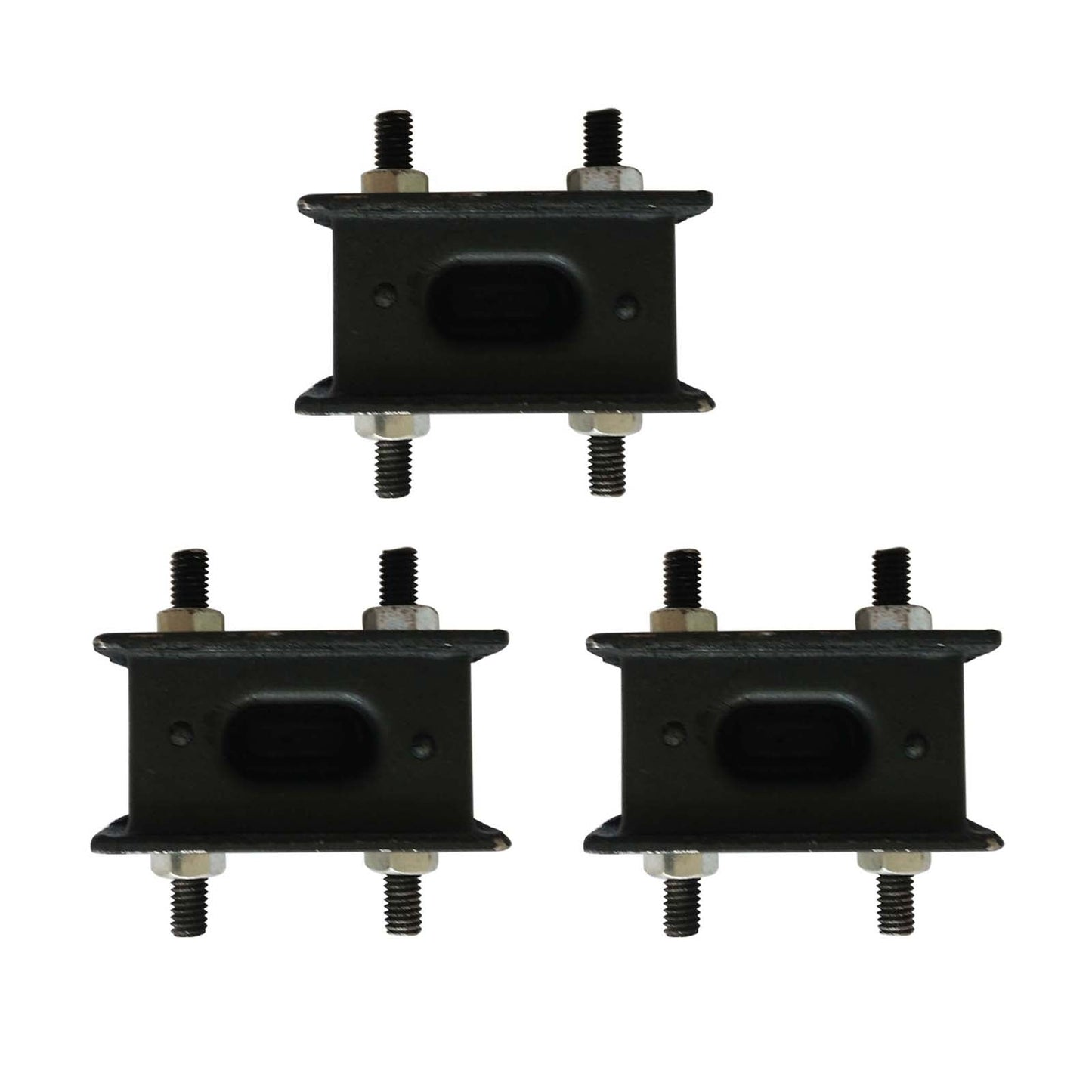 Toyota Land Cruiser Rubber Exhaust Mounts (3Pce) - Suitable for Landcruiser 40, 60, 70, 80, 100 Series