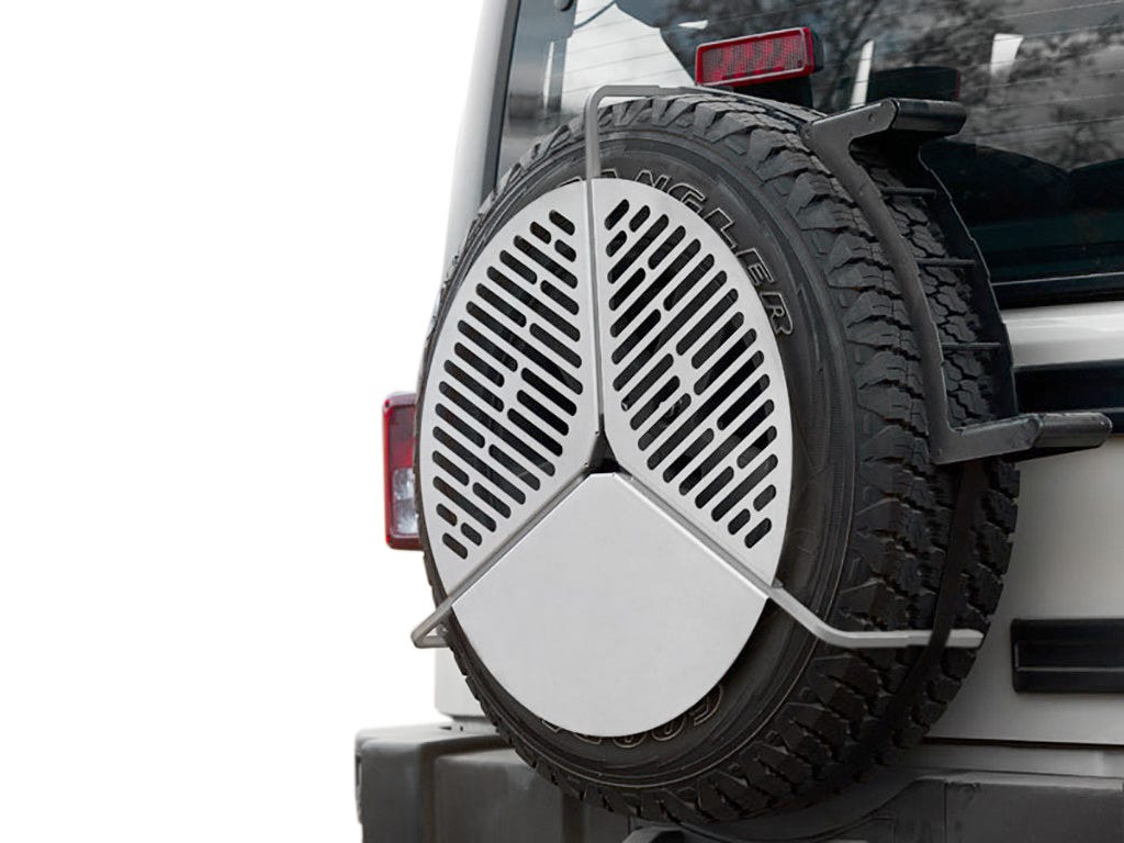 Toyota Land Cruiser Spare Tire Mount BBQ Grate