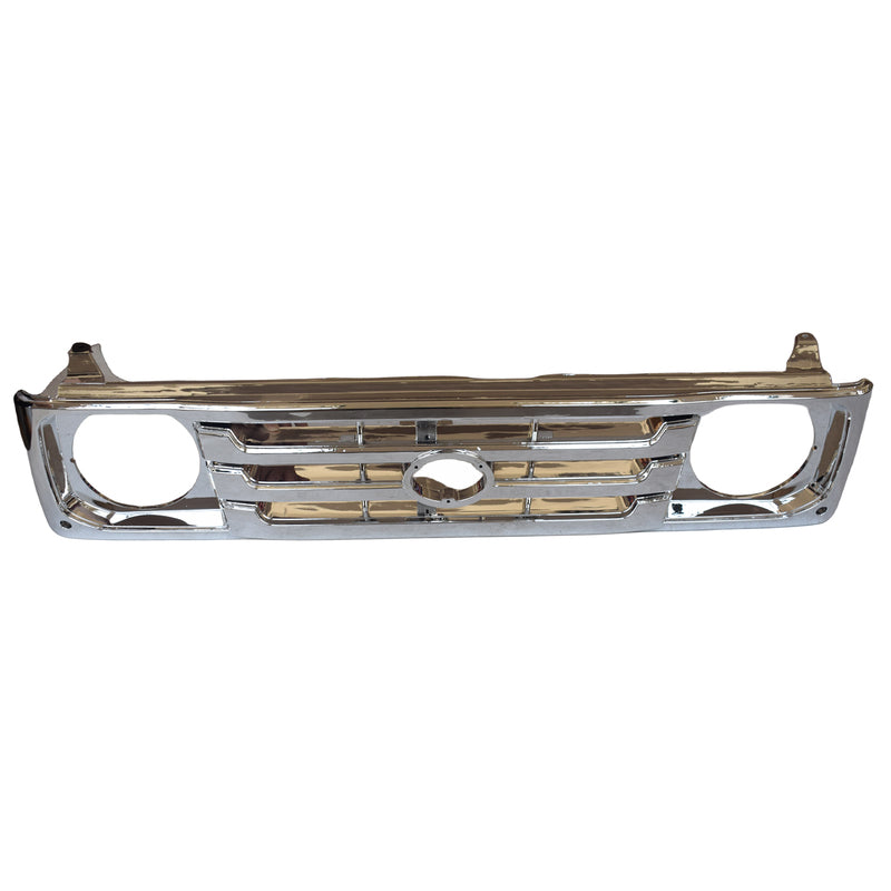 Toyota Land Cruiser Chrome Front Grille - Suitable for Landcruiser 78 79 Ute & Troopy 1999-2007