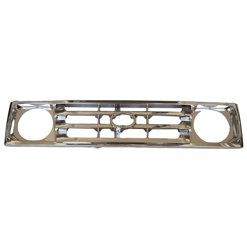 Toyota Land Cruiser Chrome Front Grille - Suitable for Landcruiser 78 79 Ute & Troopy 1999-2007