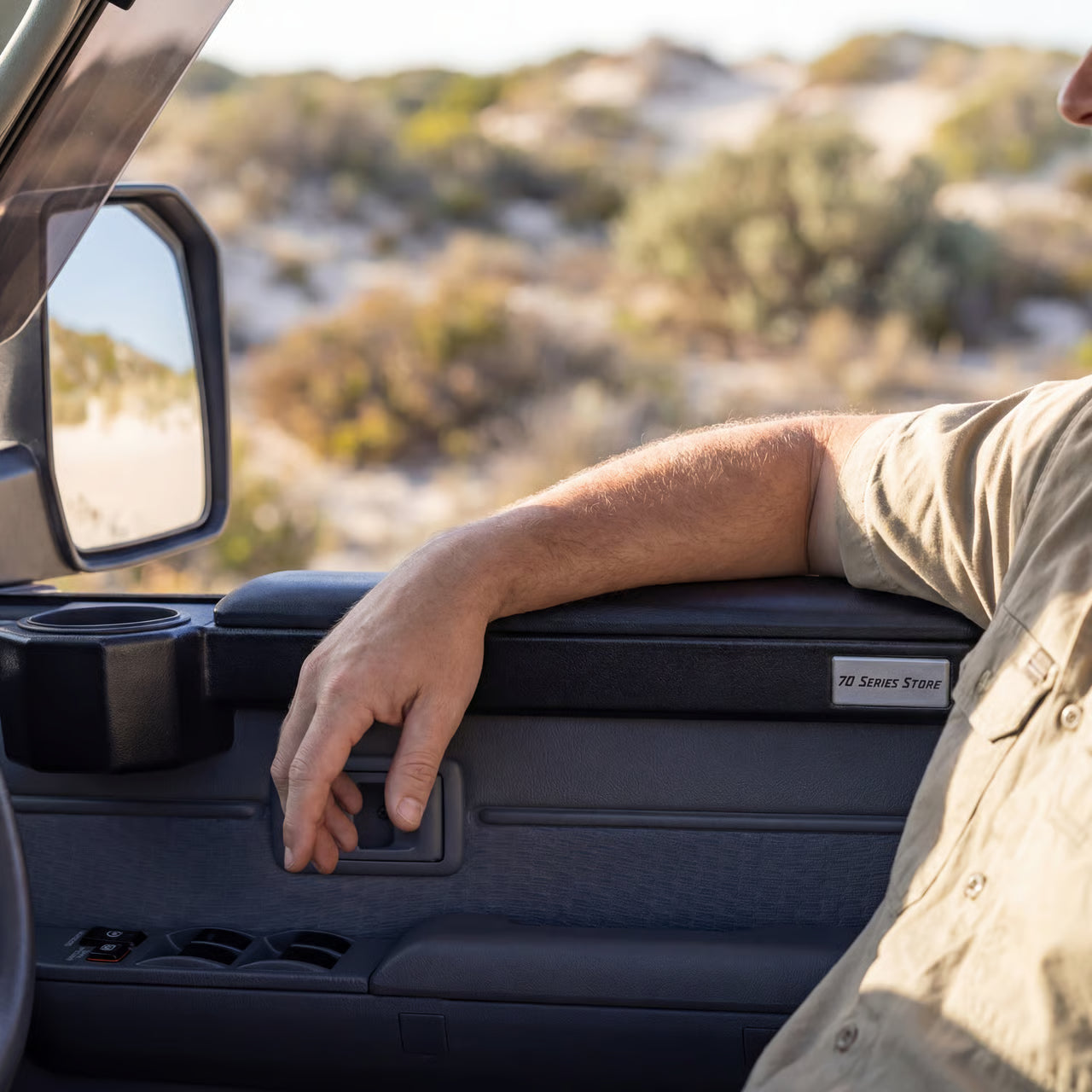 70 Series Land Cruiser Cup Holder Armrests Pro (Pair)