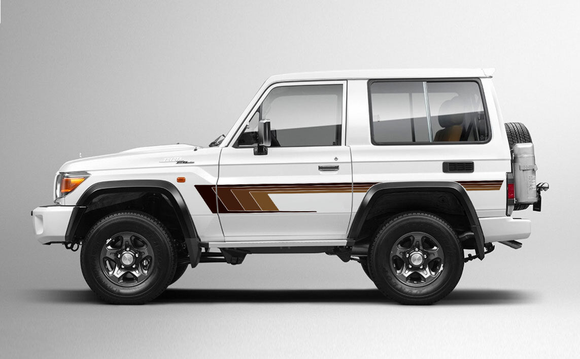 70 Series Land Cruiser Decal Body Stripe Kit (Broome) -  71 Series (2023-)