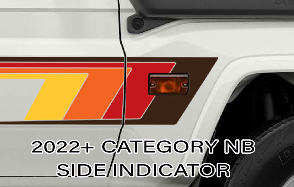 70 Series Land Cruiser Decal Body Stripe Kit (Broome) - 75/79 Series Single Cab (1985-)
