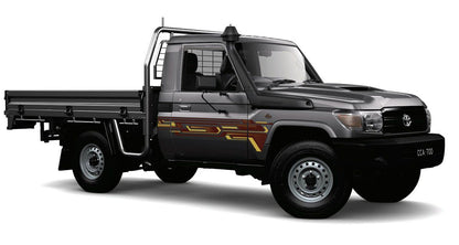 79 Series Single Cab Decal Body Stripe Kit (Doha)