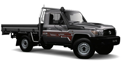 79 Series Single Cab Decal Body Stripe Kit (Doha)