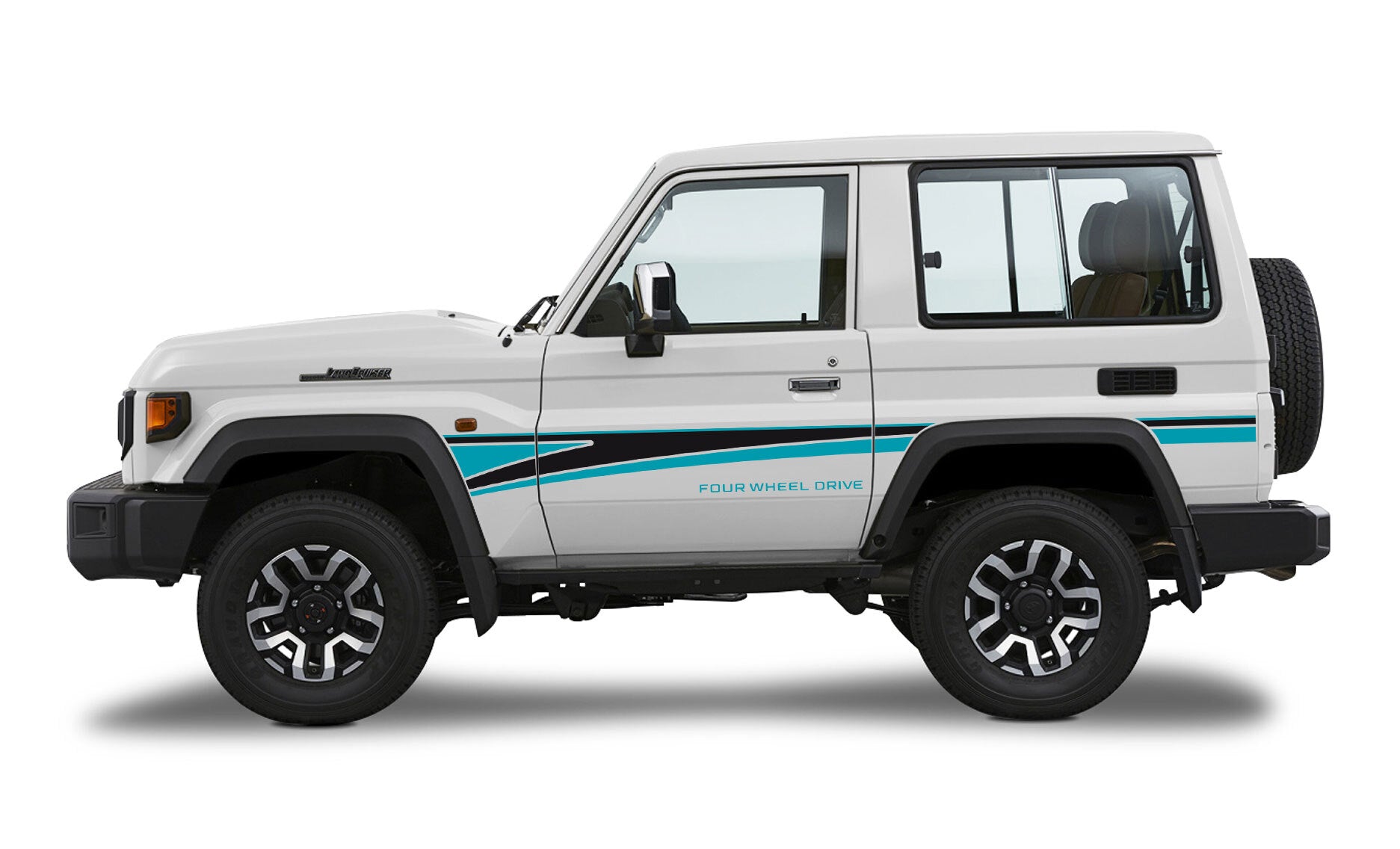 70 Series Land Cruiser Decal Body Stripe Kit (Narrabri) -  71 Series (2023-)