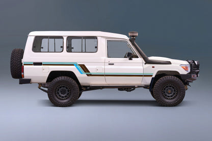70 Series Land Cruiser Decal Body Stripe Kit (Tarcutta) - 78 Series Troop Carrier (1999-)
