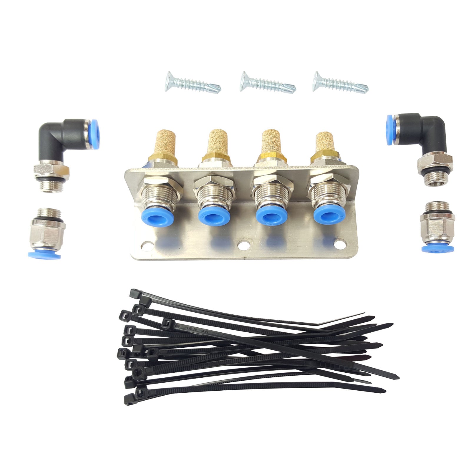Toyota Land Cruiser Diff Breather Kit 101 4 Point Universal Fit - Suitable for Toyota Hilux, Prado & Landcruiser