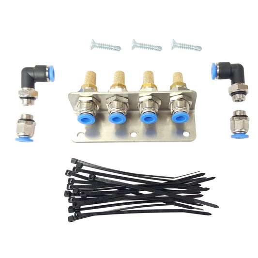 Toyota Land Cruiser Diff Breather Kit 101 4 Point Universal Fit - Suitable for Toyota Hilux, Prado & Landcruiser