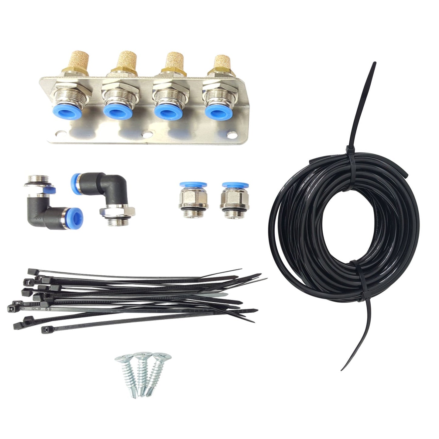 Toyota Land Cruiser Diff Breather Kit 101 4 Point Universal Fit - Suitable for Toyota Hilux, Prado & Landcruiser