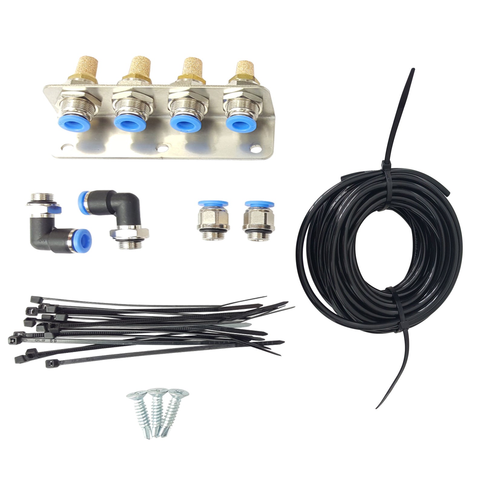 Toyota Land Cruiser Diff Breather Kit 101 4 Point Universal Fit - Suitable for Toyota Hilux, Prado & Landcruiser