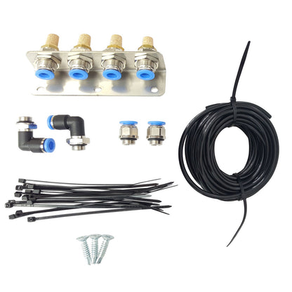 Toyota Land Cruiser Diff Breather Kit 101 4 Point Universal Fit - Suitable for Toyota Hilux, Prado & Landcruiser