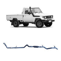 70 Series Land Cruiser Extreme Duty Exhaust - 78 Series (01/1990 - 01/2007), 75 Series (03/1990 - 11/1999)