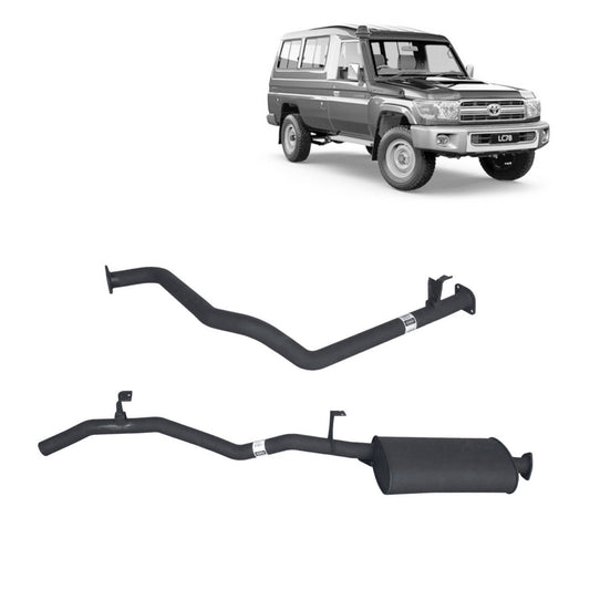 Toyota Land Cruiser Redback Performance Exhaust System for Toyota Landcruiser 75/78 Series 4.2L 1HZ