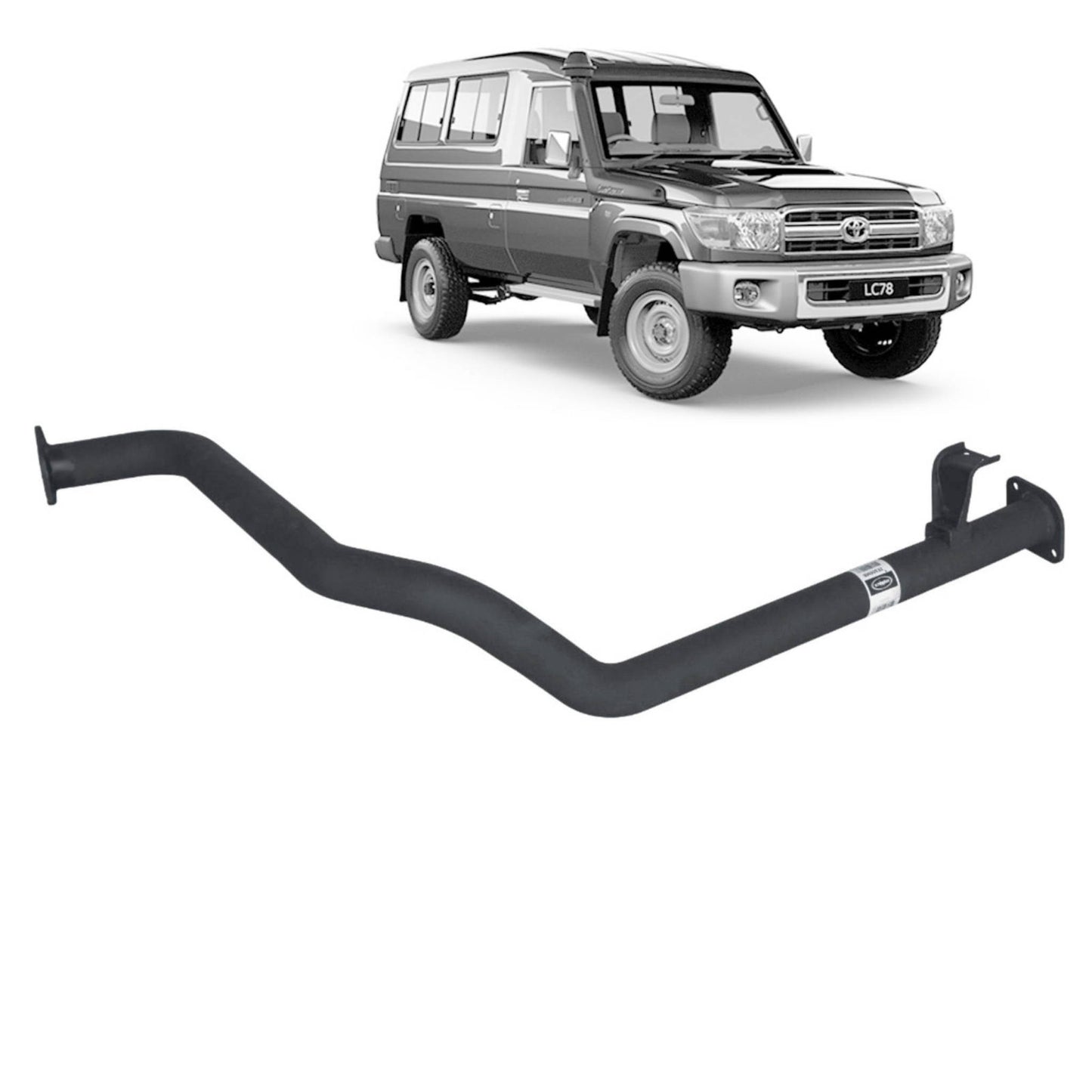 Toyota Land Cruiser Redback Performance Exhaust System for Toyota Landcruiser 75/78 Series 4.2L 1HZ