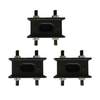 70 Series Land Cruiser Rubber Exhaust Mounts (3Pce) - Suitable for Landcruiser 40, 60, 70, 80, 100 Series
