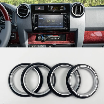 Toyota Land Cruiser Black Air Vent Covers (4 Pack)