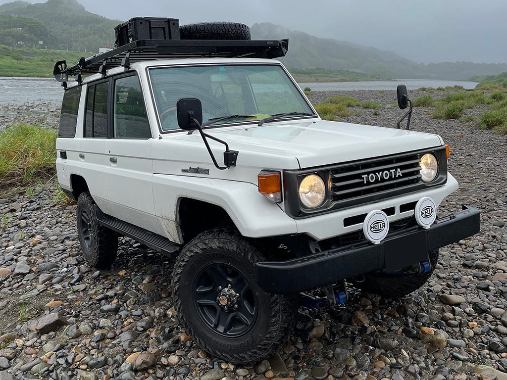 Toyota Land Cruiser Roof Rack Kit - 76 Series Slimline II (3/4 Length)