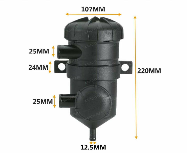 Toyota Land Cruiser Uni Oil Catch Can 4x4 - Suitable For Landcruiser & Hilux